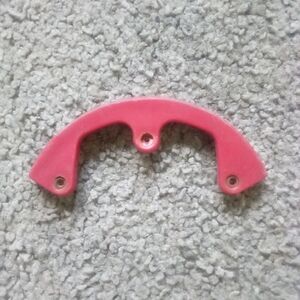 Vintage 1980's Powell Peralta Skateboard Nose Bone Guard Red - 5-10/16" Width